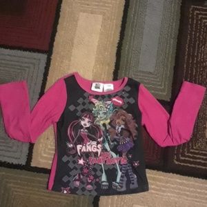 Monster Hight pajama top